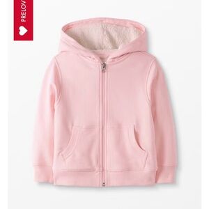 Hanna Pink Sherpa Lined‎ Hoodie
